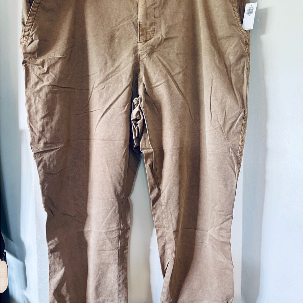 Old Navy Khaki Straight-Leg Chinos - Light Brown